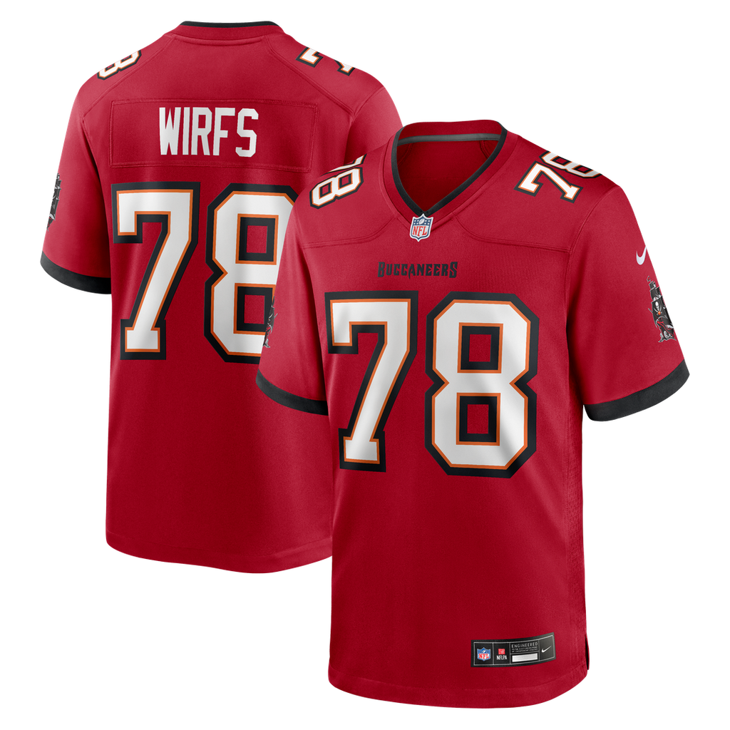 Tristan Wirfs Tampa Bay Buccaneers Nike  Game Jersey -  Red