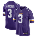 Jordan Addison Minnesota Vikings Nike  Game Jersey - Purple