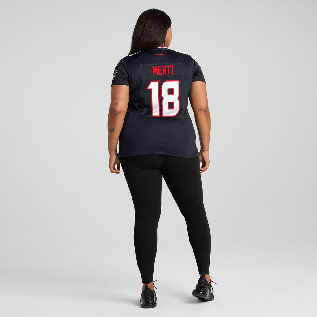 Graham Mertz Houston Texans Nike Women's Team Game Jersey -  Navy