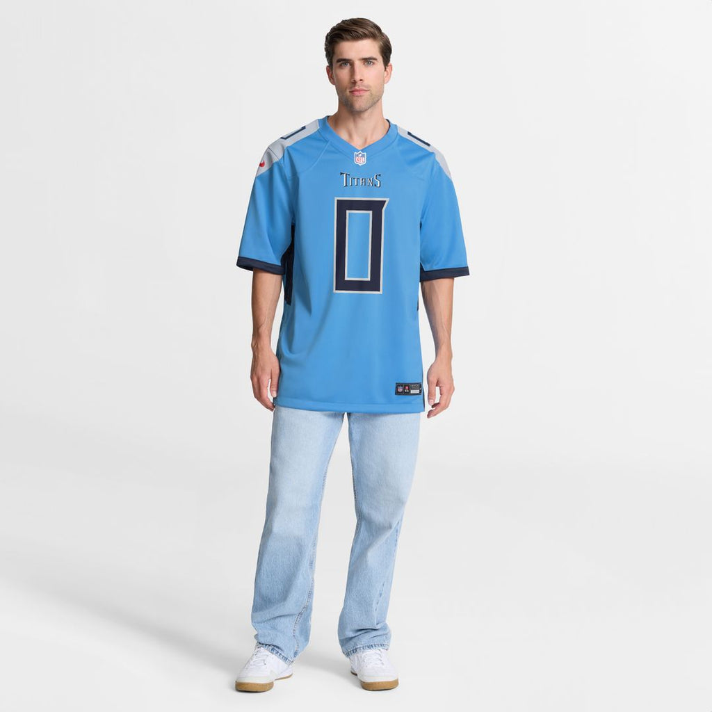 Calvin Ridley Tennessee Titans Nike Team Game Jersey -  Light Blue