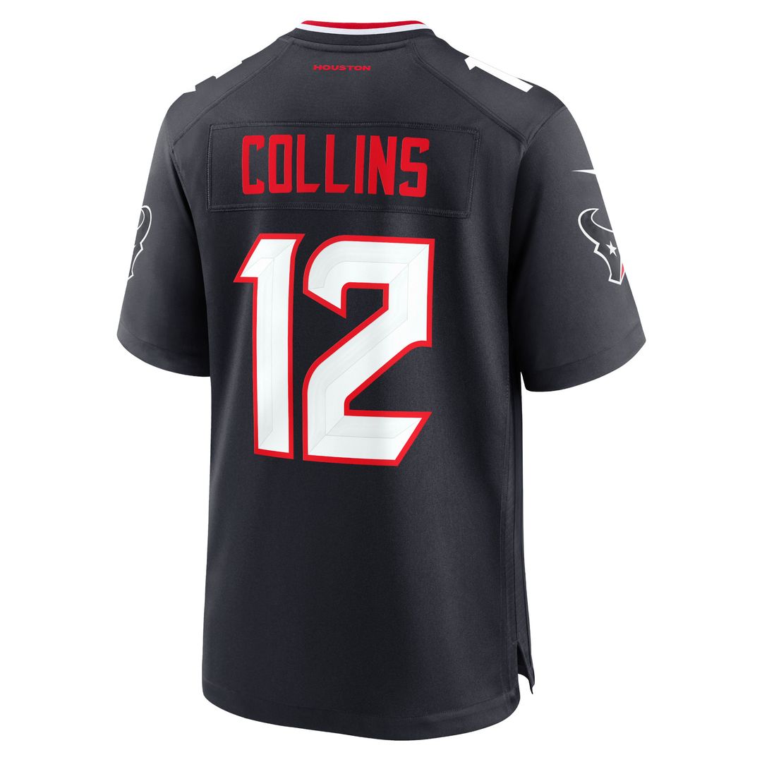 Nico Collins Houston Texans Nike Game Jersey -  White