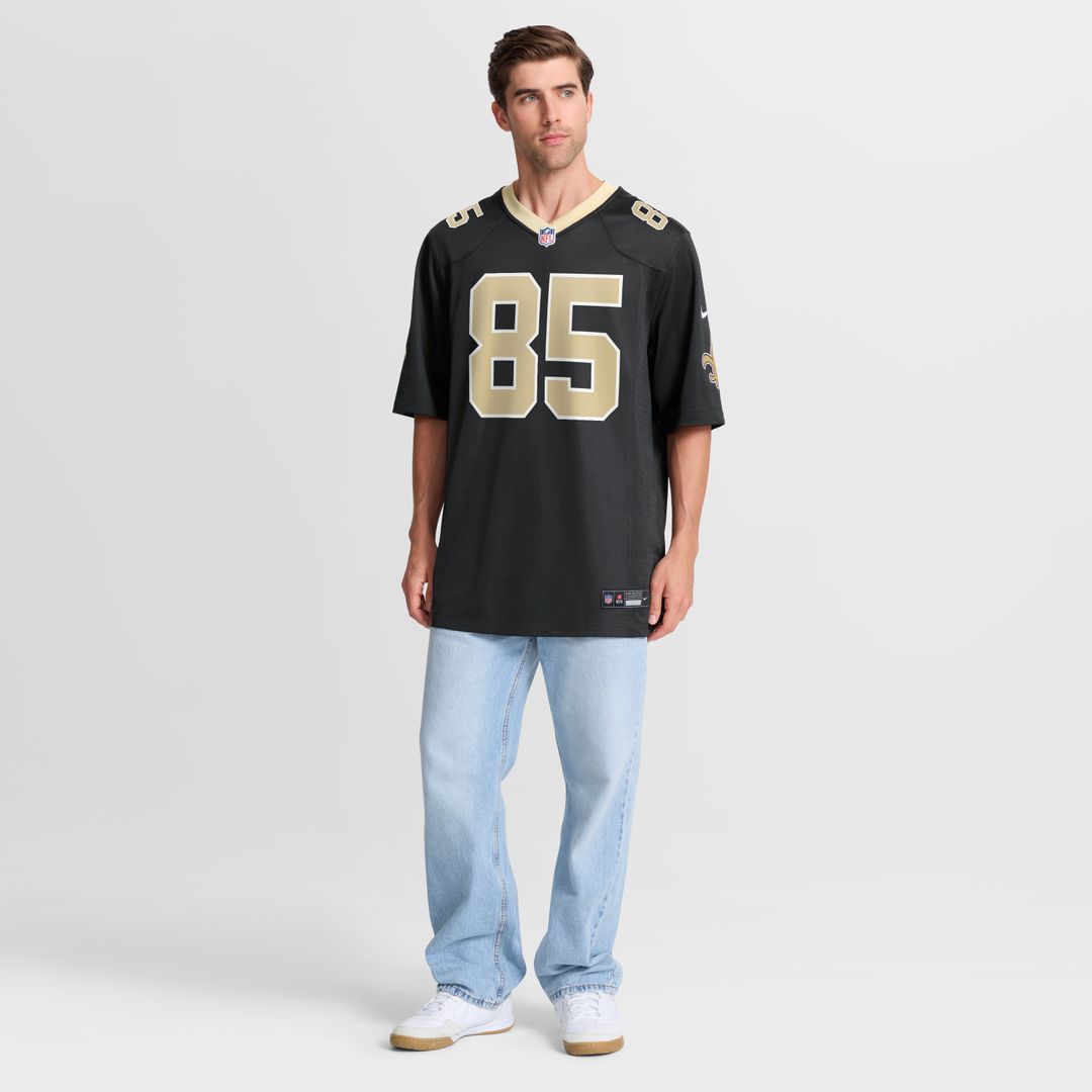Jontre Kirklin New Orleans Saints Nike Team Game Jersey -  Black