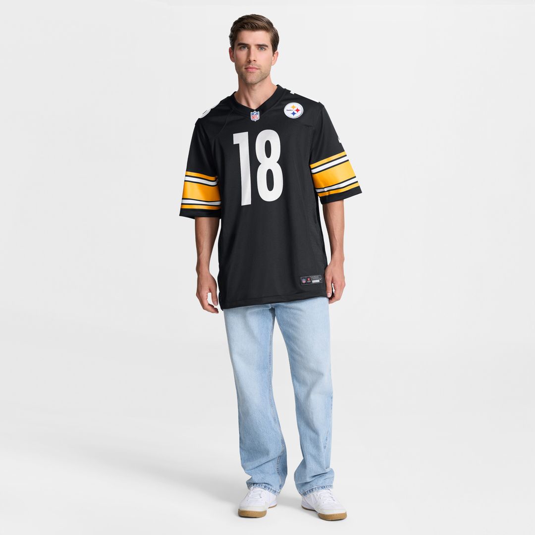 Will Howard Pittsburgh Steelers Nike Team Game Jersey -  Black