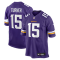 Dallas Turner Minnesota Vikings Nike  Player Game Jersey - Purple