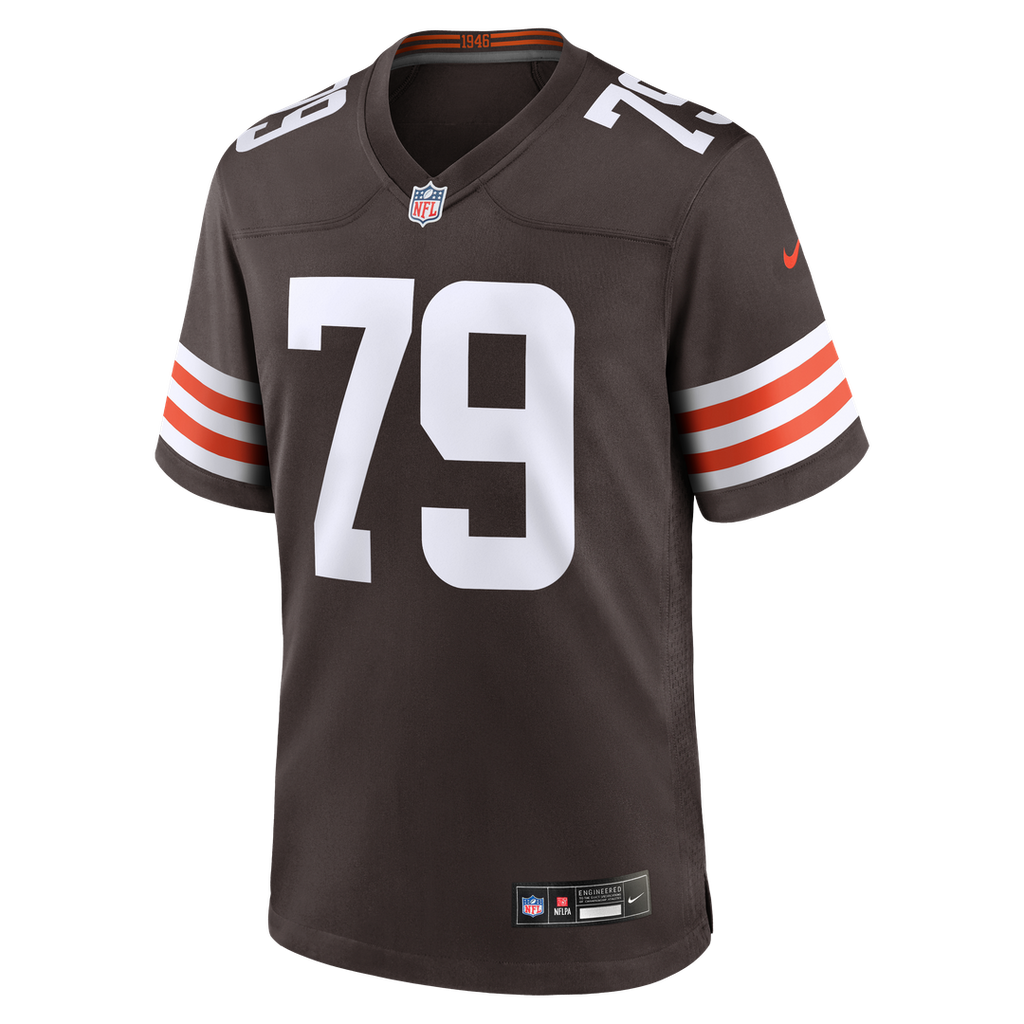 Dawand Jones Cleveland Browns Nike Team Game Jersey -  Brown