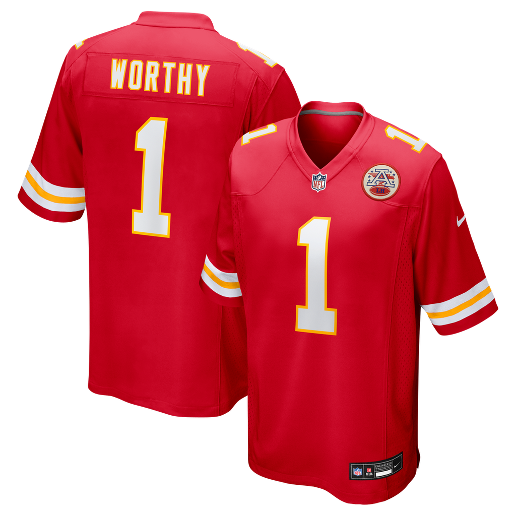 Xavier Worthy Kansas City Chiefs Nike  Player Game Jersey - Red