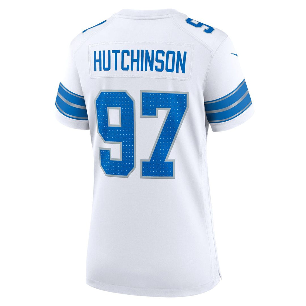 Aidan Hutchinson Detroit Lions Nike Women's 2nd Alternate Game Jersey - Black