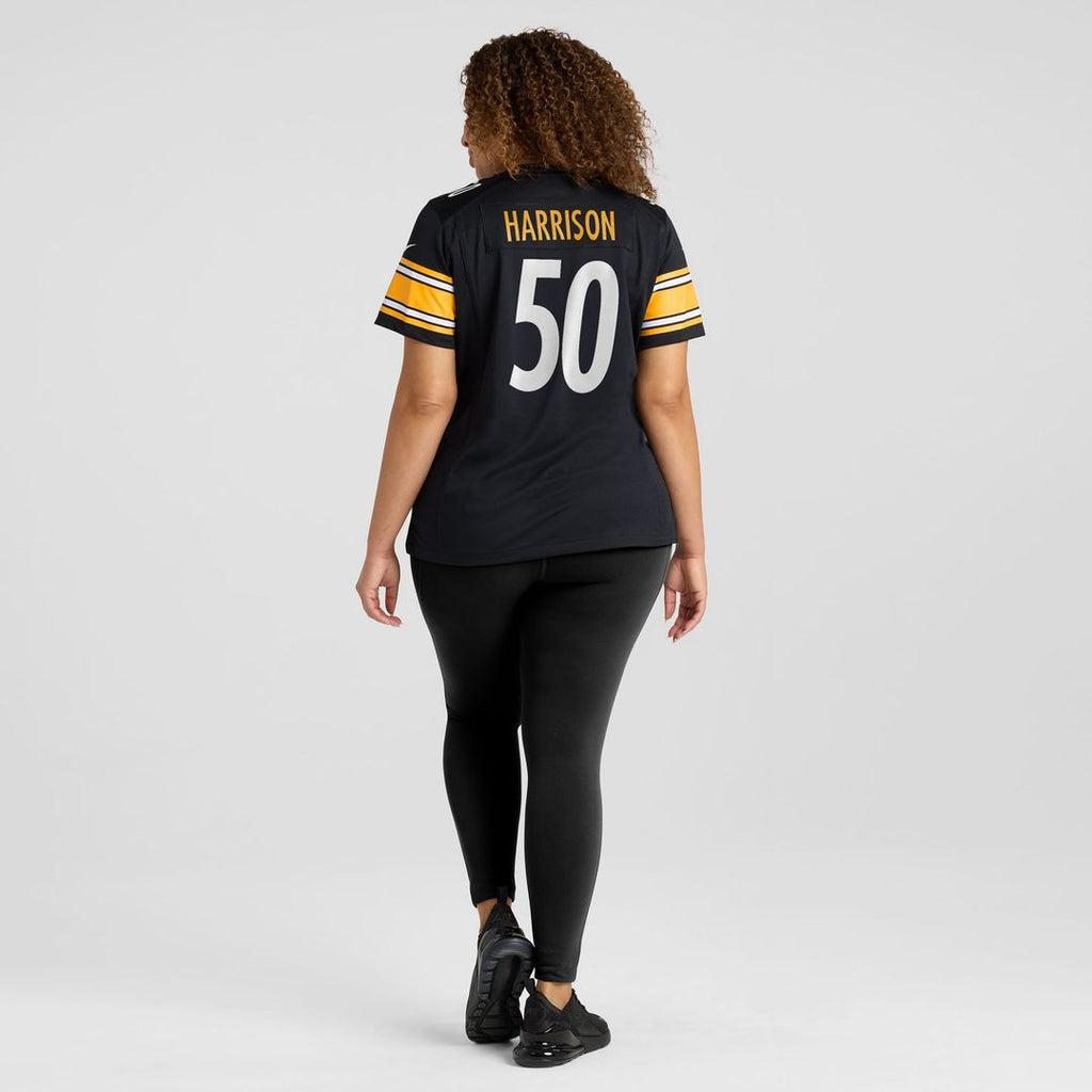 Malik Harrison Pittsburgh Steelers Nike Women's Team Game Jersey -  Black