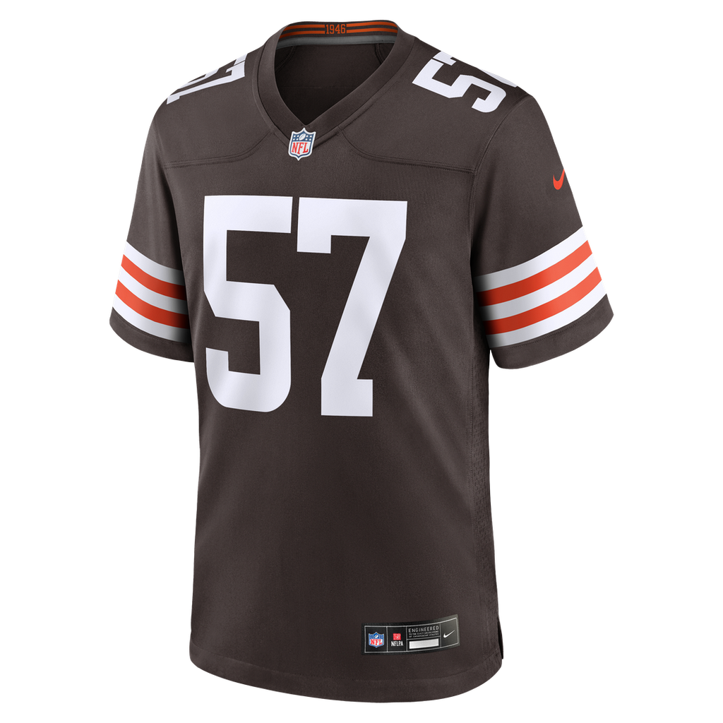 Isaiah McGuire Cleveland Browns Nike Team Game Jersey -  Brown
