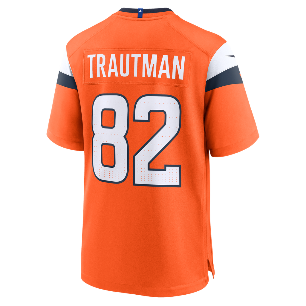 Adam Trautman Denver Broncos Nike Team Game Jersey -  Orange