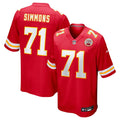 Josh Simmons Kansas City Chiefs Nike Game Jersey - Red