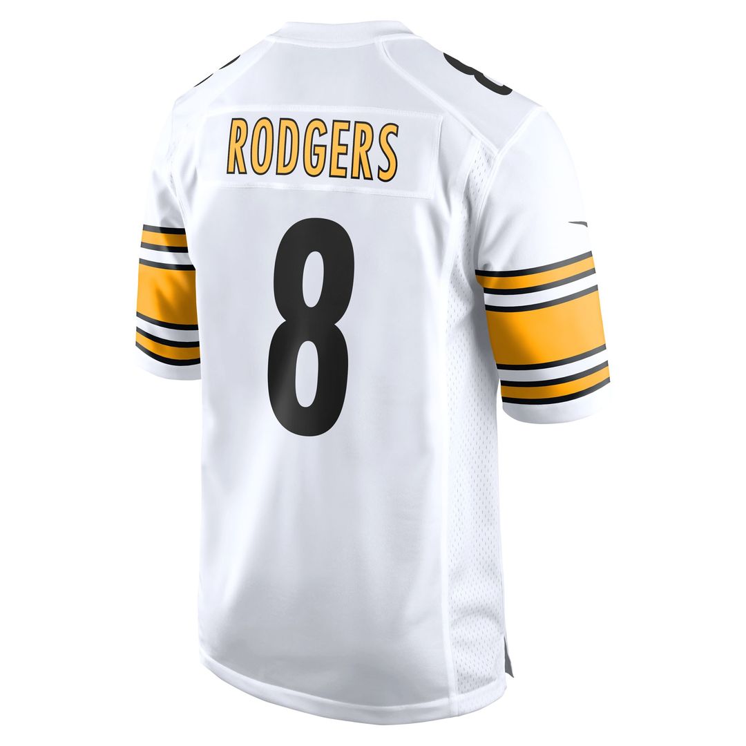 Aaron Rodgers Pittsburgh Steelers Nike Game Jersey - White
