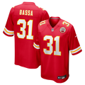 Jeffrey Bassa Kansas City Chiefs Nike Team Game Jersey -  Red