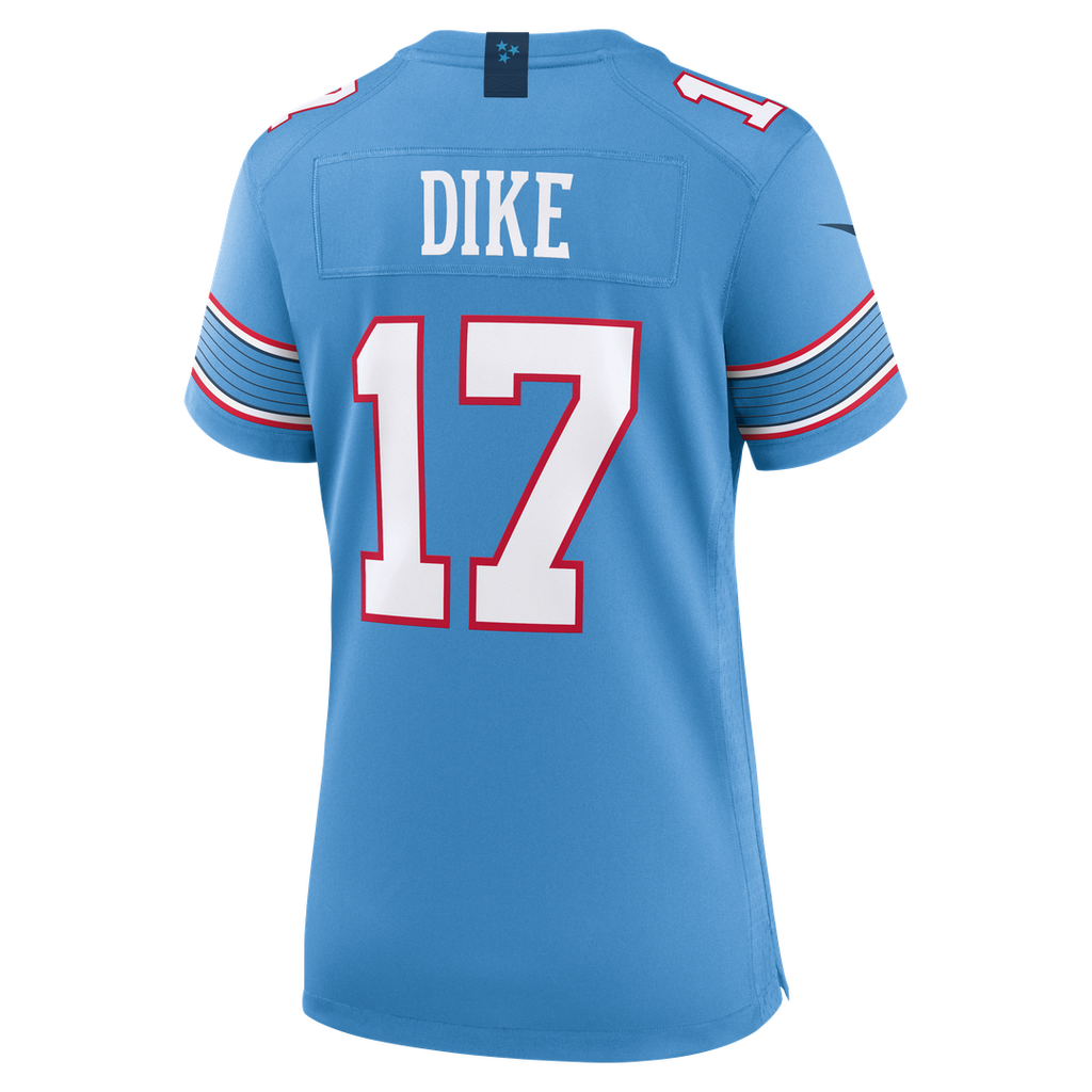 Chimere Dike Tennessee Titans Nike Women's Team Game Jersey -  Light Blue