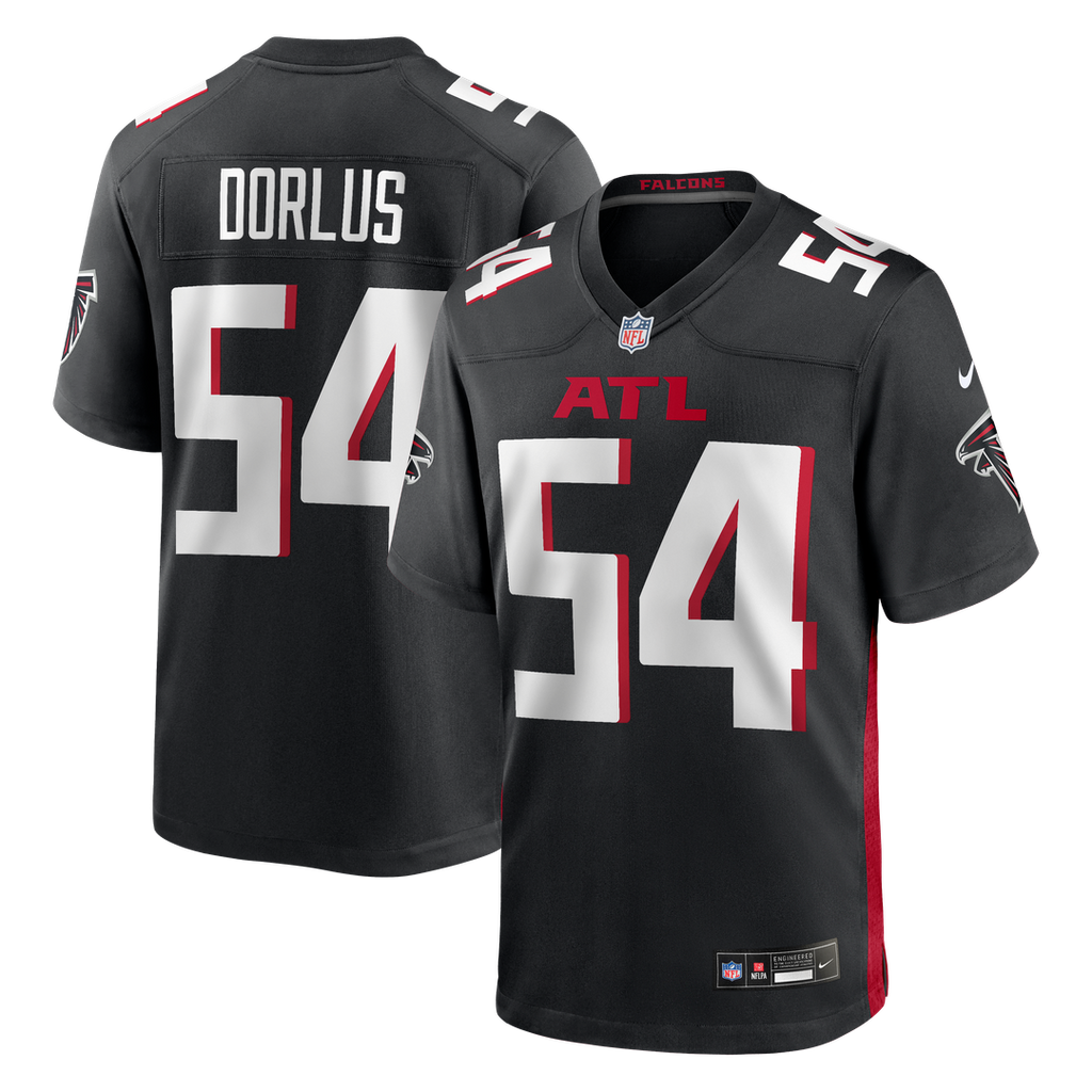 Brandon Dorlus Atlanta Falcons Nike Team Game Jersey -  Black