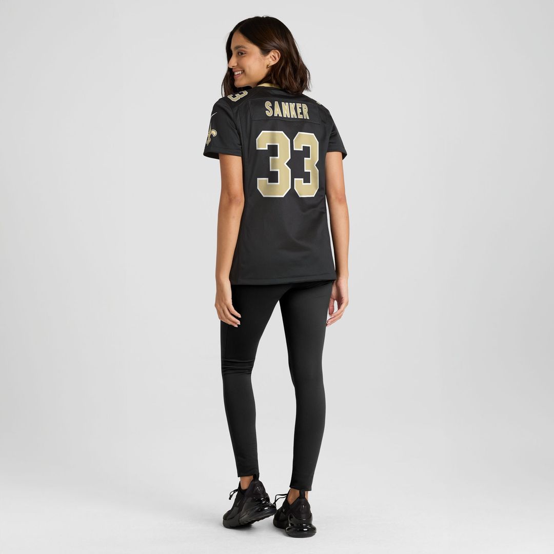 Jonas Sanker New Orleans Saints Nike Women's Team Game Jersey -  Black