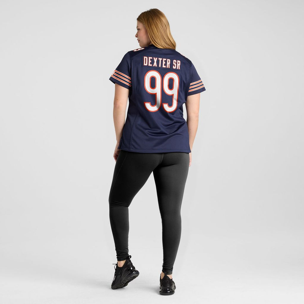 Gervon Dexter Sr. Chicago Bears Nike Women's  Game Jersey -  Navy