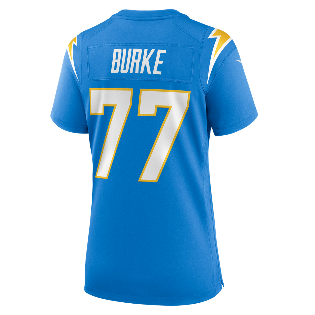 Travis Burke Los Angeles Chargers Nike Women's Team Game Jersey -  Powder Blue