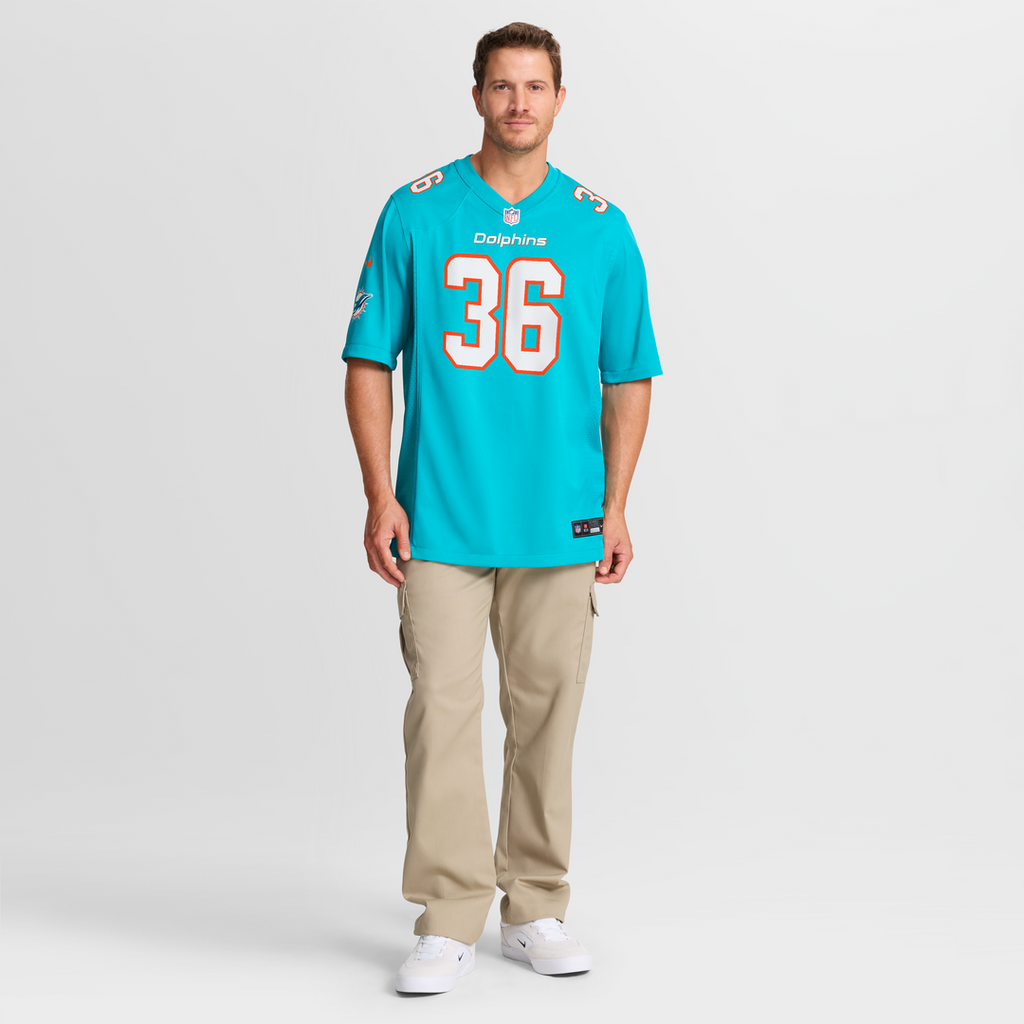 Storm Duck Miami Dolphins Nike  Game Jersey -  Aqua