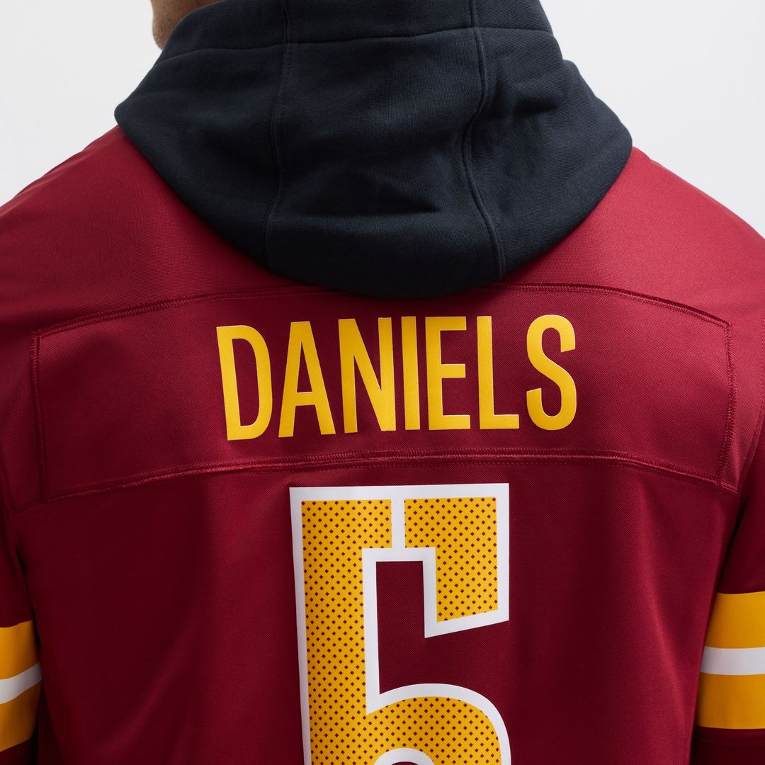 Jayden Daniels Washington Commanders Nike Vapor F.U.S.E. Limited Jersey - Black