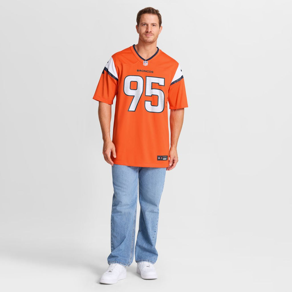 Sai'vion Jones Denver Broncos Nike Team Game Jersey -  Orange