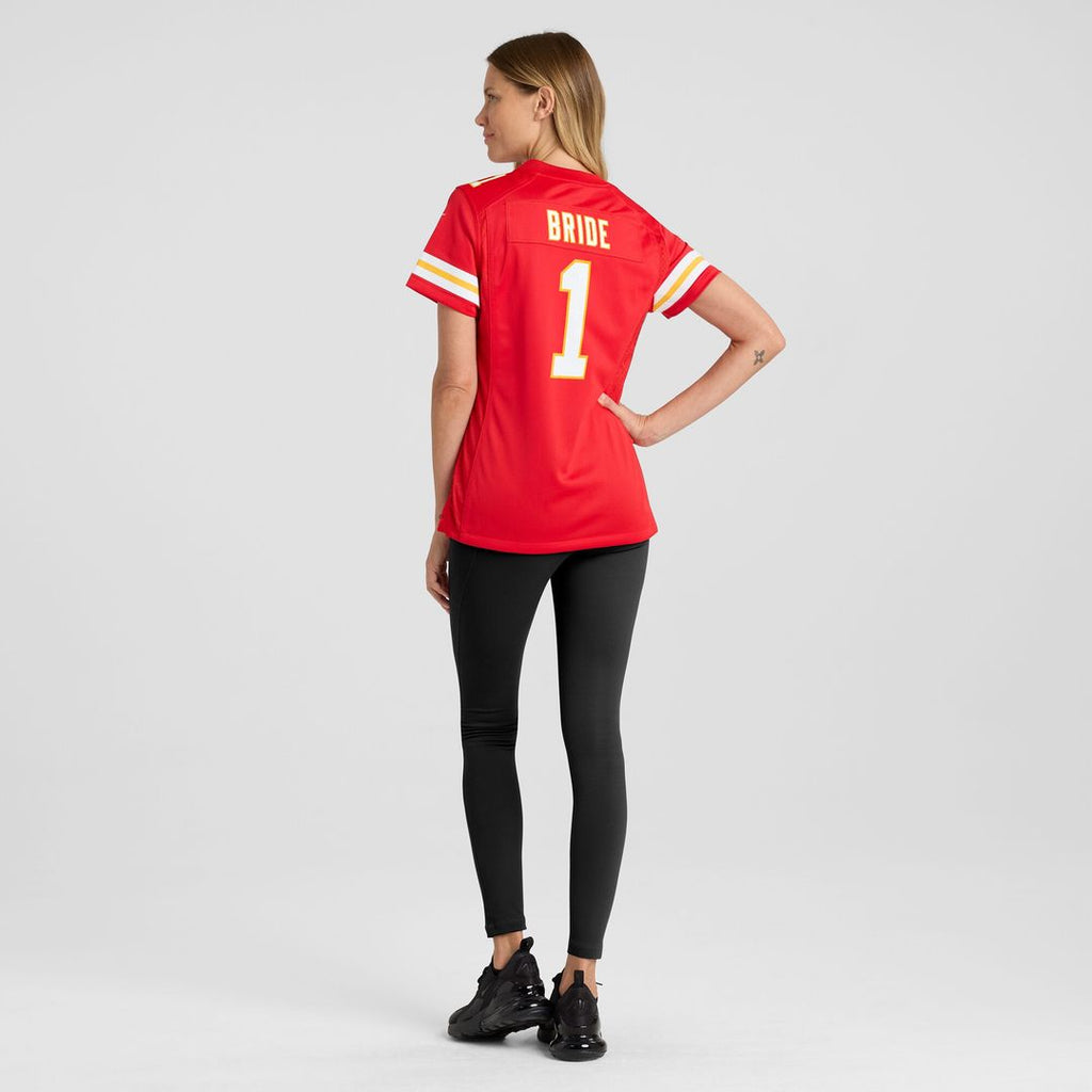 Number 1 Bride Kansas City Chiefs Nike Women's Game Jersey - Red