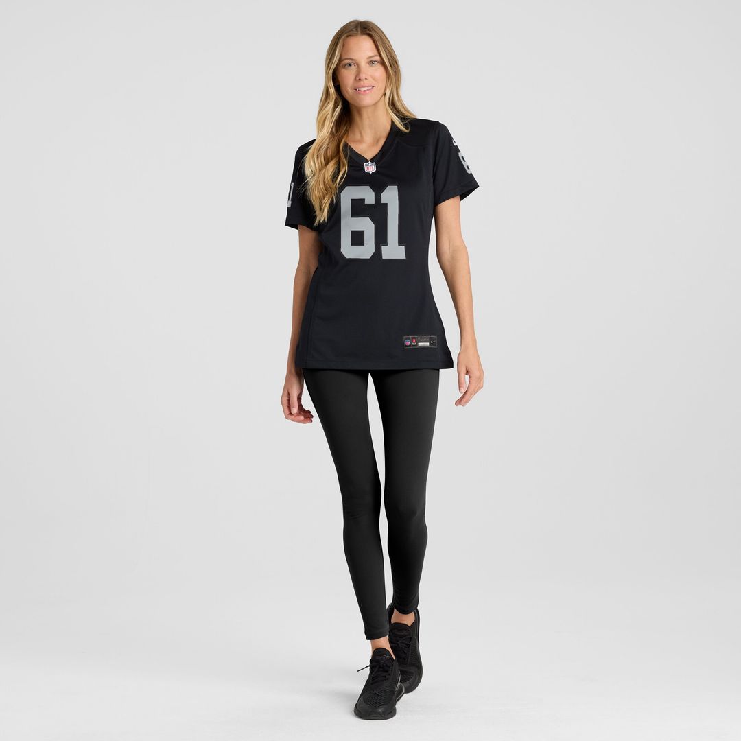 Jordan Meredith Las Vegas Raiders Nike Women's Game Player Jersey - Black