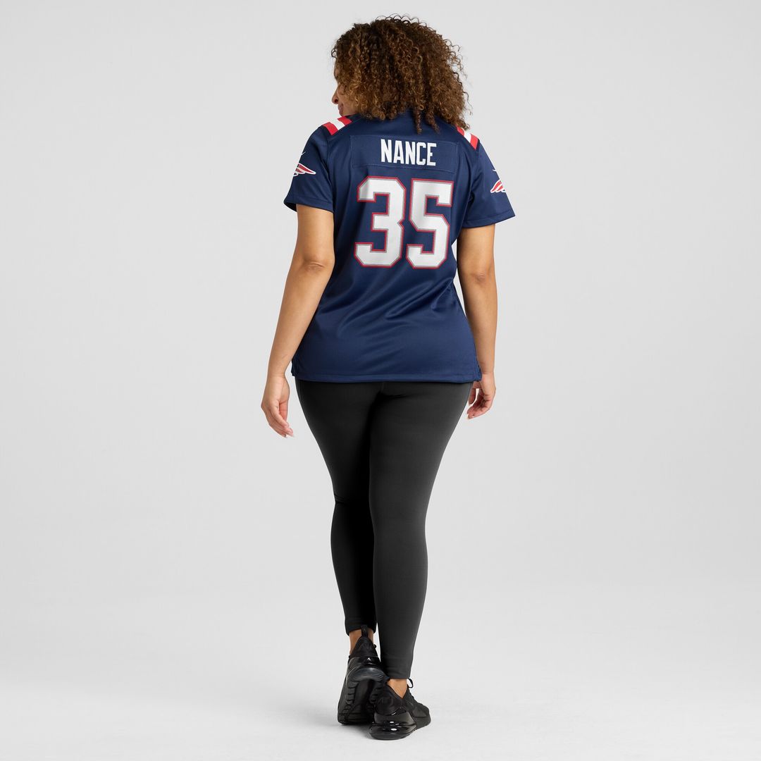 Jim Nance New England Patriots Nike Women's Retired Player Jersey - Navy