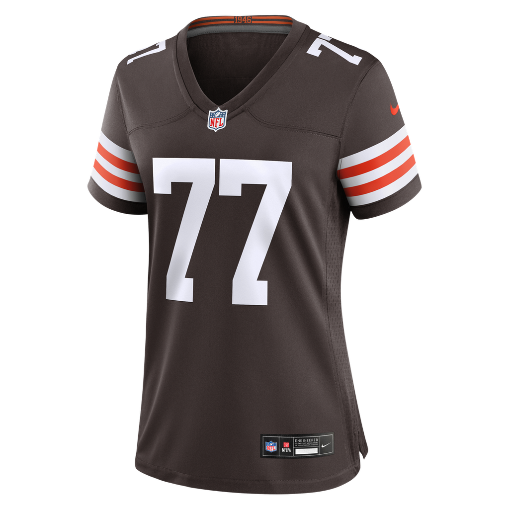Zion Johnson Cleveland Browns Nike Women's Team Game Jersey -  Brown