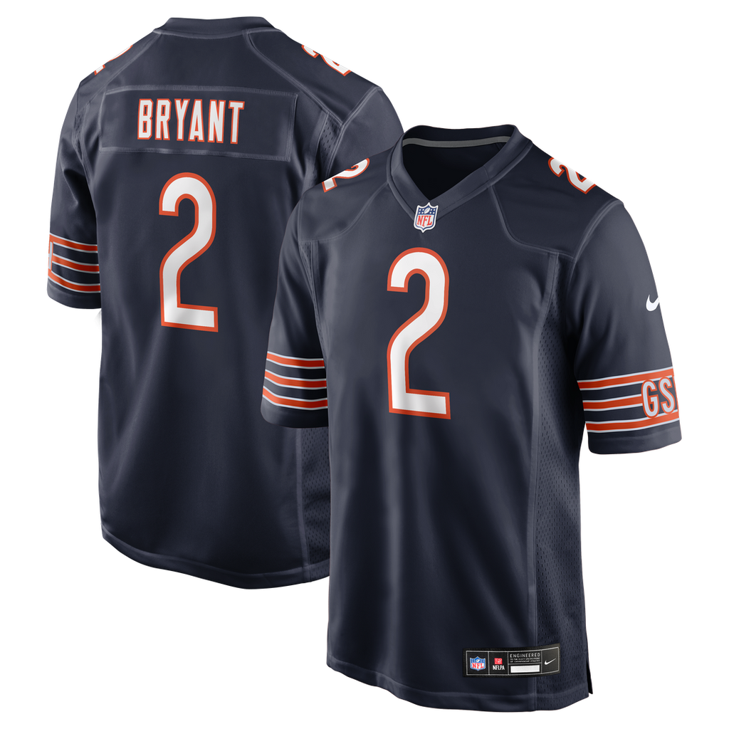 Coby Bryant Chicago Bears Nike Team Game Jersey -  Navy