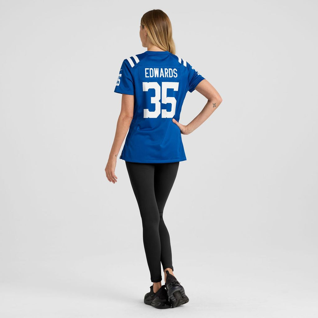 Johnathan Edwards Indianapolis Colts Nike Women's Team Game Jersey -  Royal