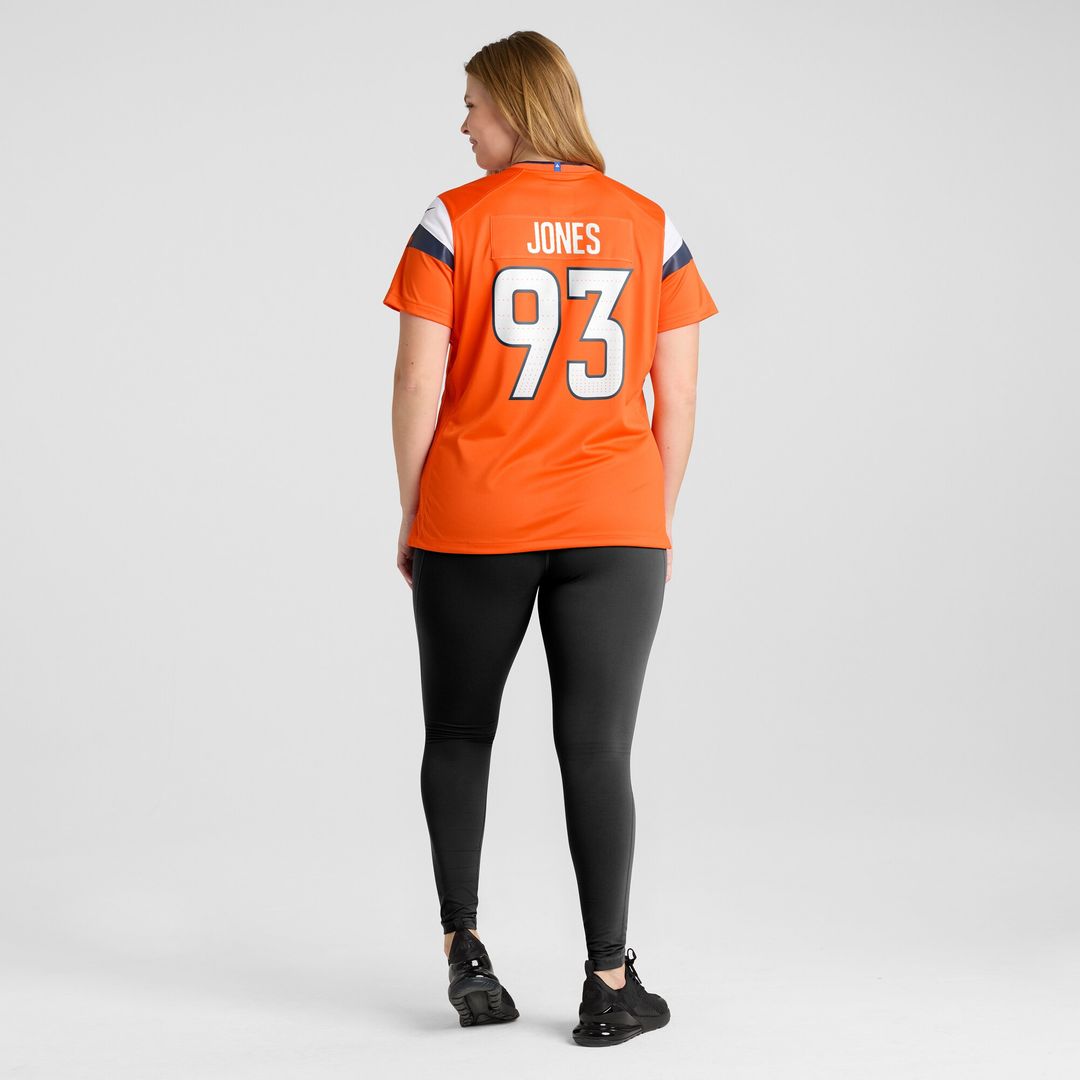D.J. Jones Denver Broncos Nike Women's Team Game Jersey -  Orange