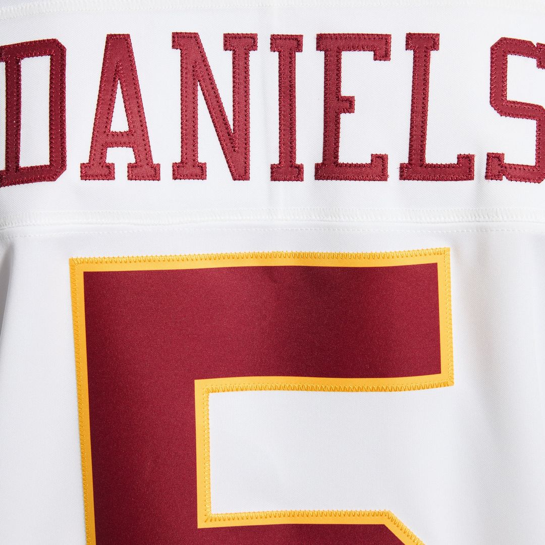 Jayden Daniels Washington Commanders Nike Vapor F.U.S.E. Stitched Limited Jersey - Burgundy