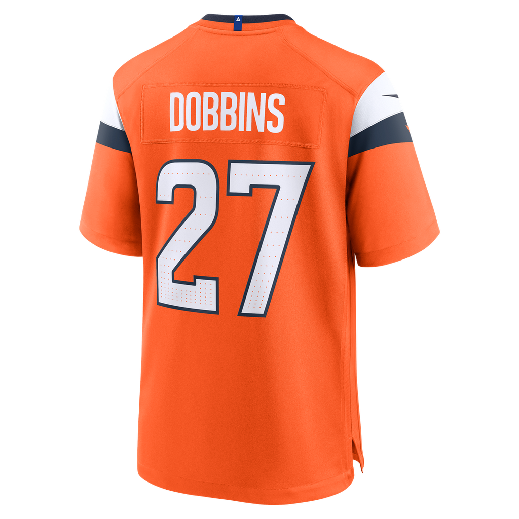 J.K. Dobbins Denver Broncos Nike Team Game Jersey -  Orange