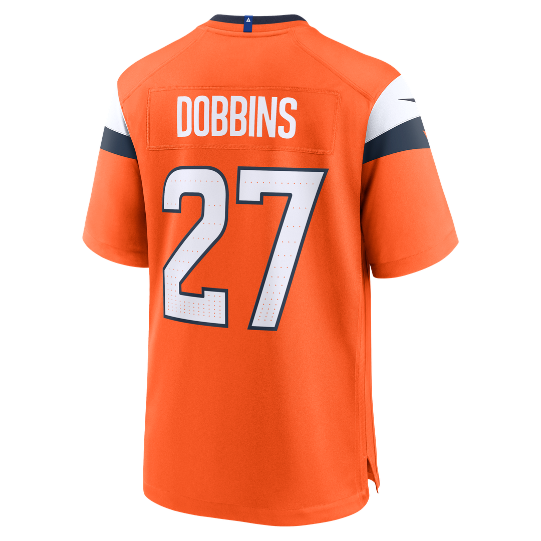 J.K. Dobbins Denver Broncos Nike Team Game Jersey -  Orange