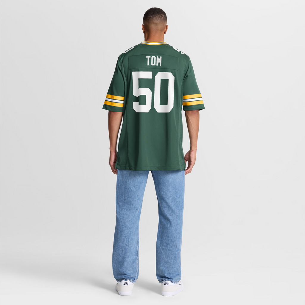 Zach Tom Green Bay Packers Nike Game Player Jersey - Green