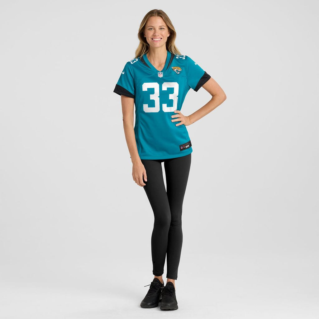 Bhayshul Tuten Jacksonville Jaguars Nike Women's Team Game Jersey -  Teal