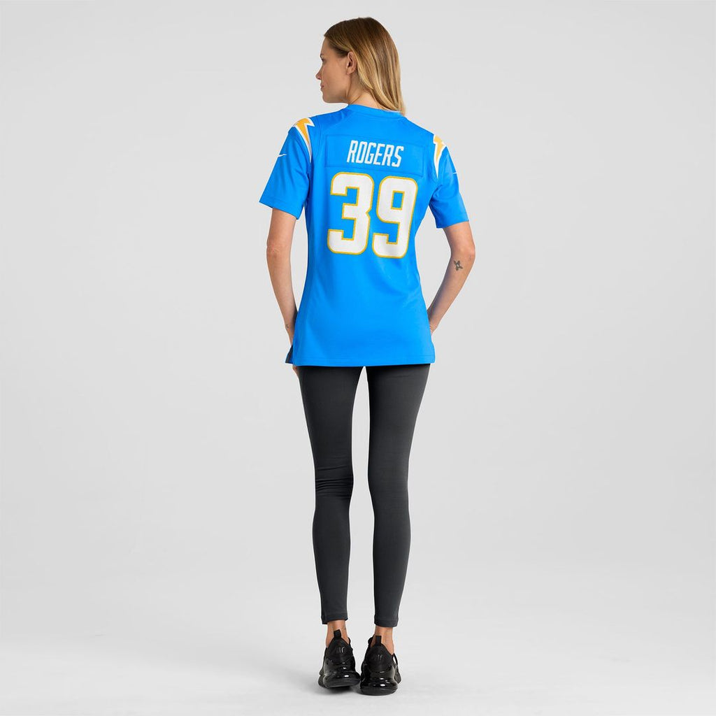 Eric Rogers Los Angeles Chargers Nike Women's Team Game Jersey -  Powder Blue