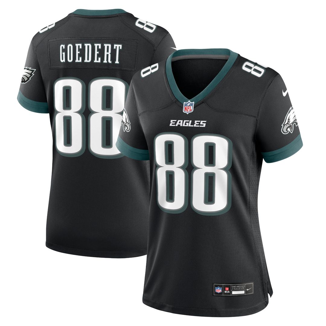 Dallas Goedert Philadelphia Eagles Nike Women's Team Game Jersey - Midnight Green