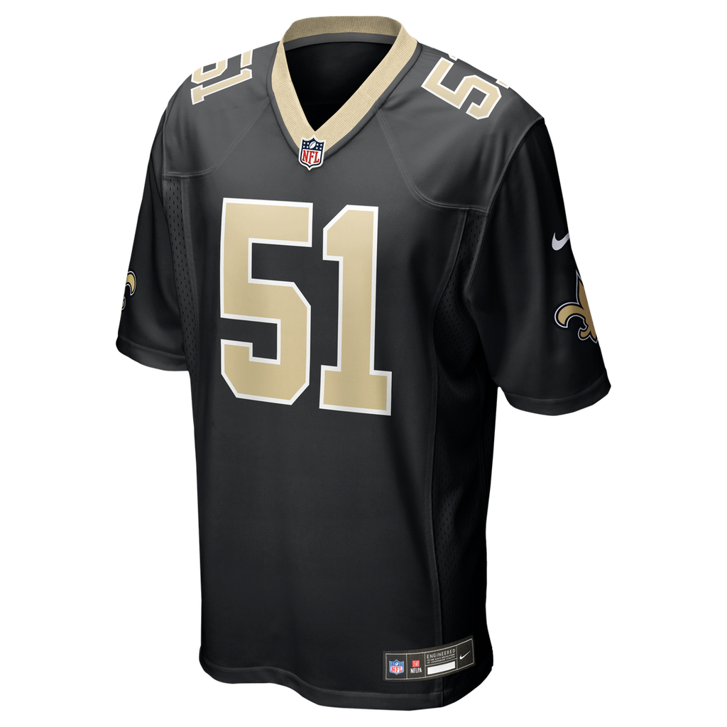 Jonathan Vilma New Orleans Saints Nike Game Retired Player Jersey - Black