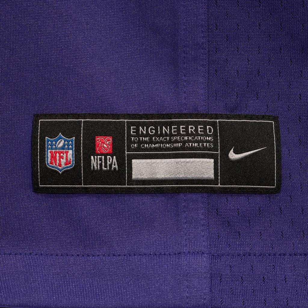 Zay Flowers Baltimore Ravens Nike  Game Jersey - Purple