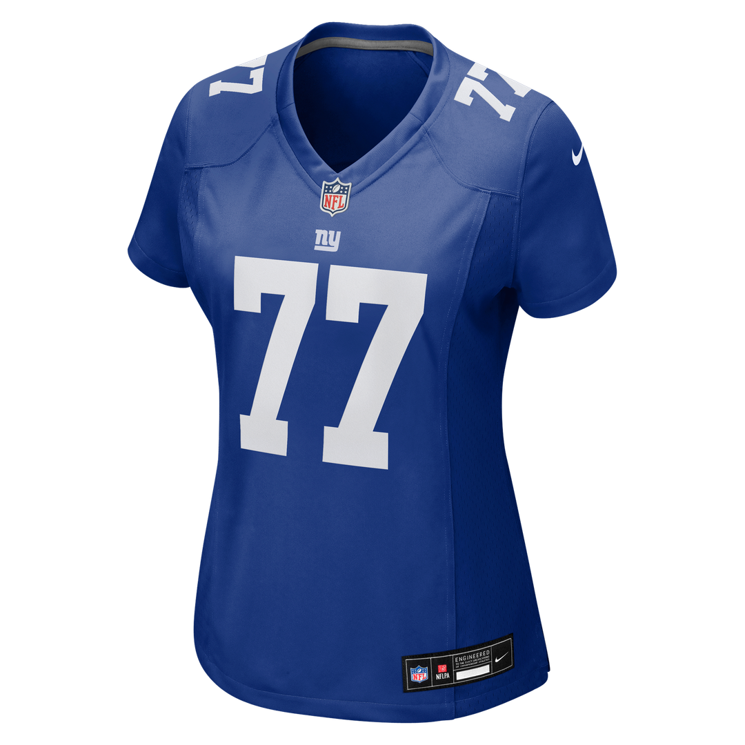 Daniel Faalele New York Giants Nike Women's Team Game Jersey - Royal