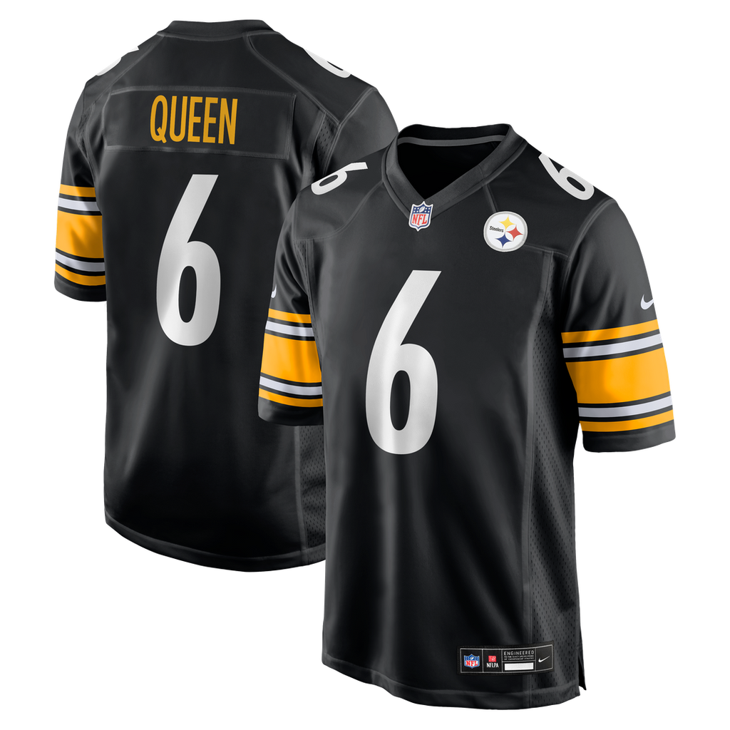 Patrick Queen Pittsburgh Steelers Nike Game Player Jersey - Black