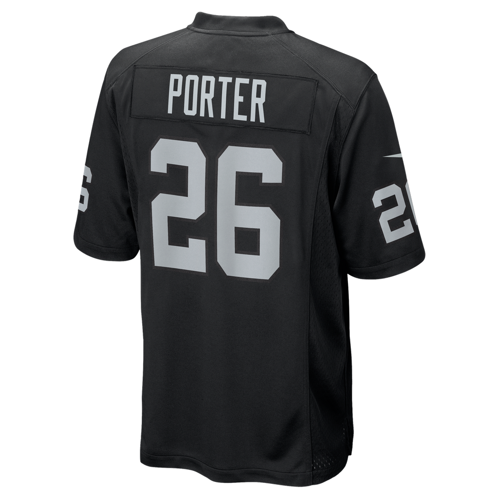 Darien Porter Las Vegas Raiders Nike Team Game Jersey -  Black