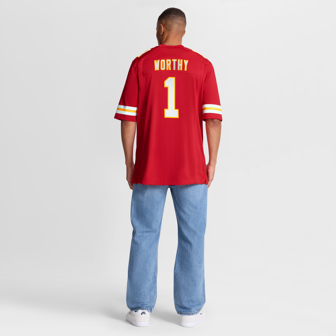 Xavier Worthy Kansas City Chiefs Nike  Player Game Jersey - Red