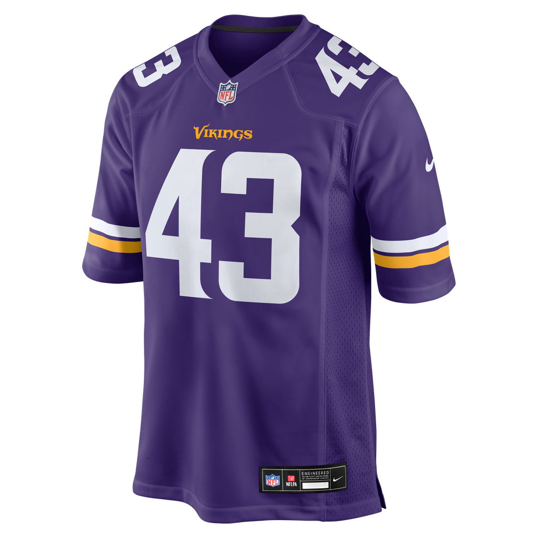 Andrew Van Ginkel Minnesota Vikings Nike Alternate Game Jersey - White