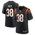 DJ Ivey Cincinnati Bengals Nike Team Game Jersey -  Black