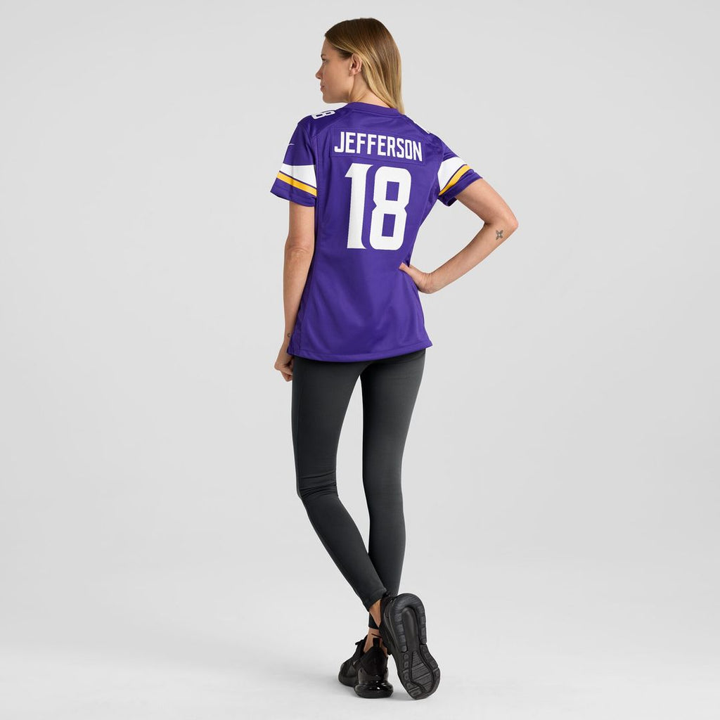 Justin Jefferson Minnesota Vikings Nike Women's Game Player Jersey - White