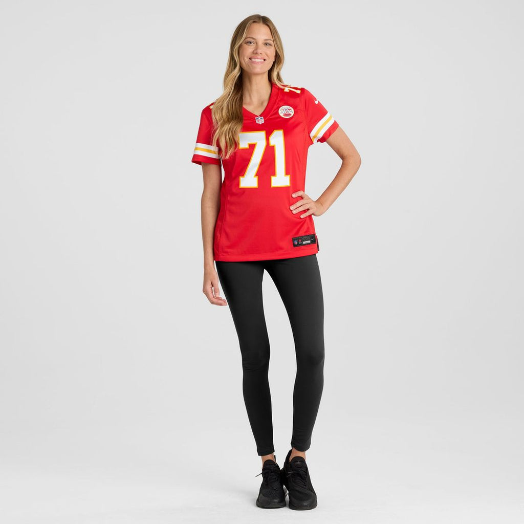 Josh Simmons Kansas City Chiefs Nike Women's Team Game Jersey -  Red