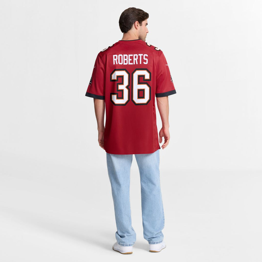 JJ Roberts Tampa Bay Buccaneers Nike Team Game Jersey -  Red